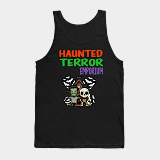 Halloween Zombie Skeleton Haunted Terror Emporium Apparel Tank Top